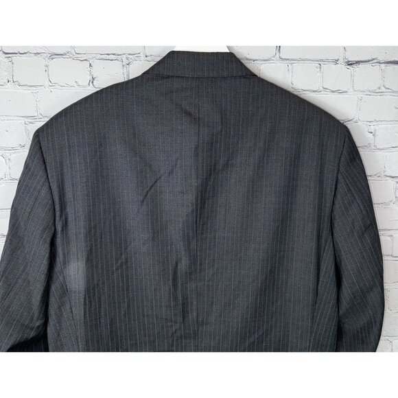 BROOKS BROTHERS Makers Merchants 1818 Madison Gray Striped Wool Blazer Size 42R - Picture 7 of 7